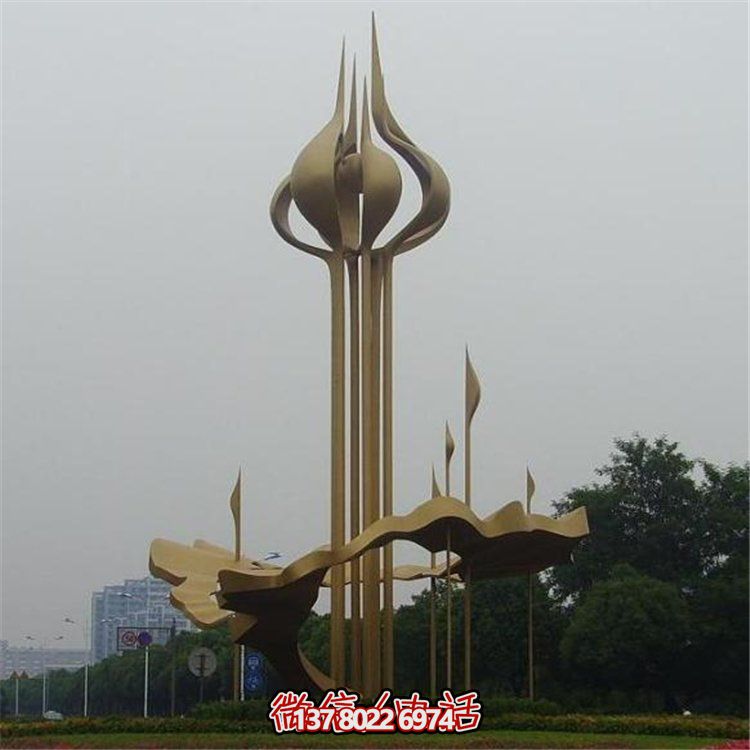 大型不銹鋼景觀擺件，為廣場(chǎng)帶來(lái)活力