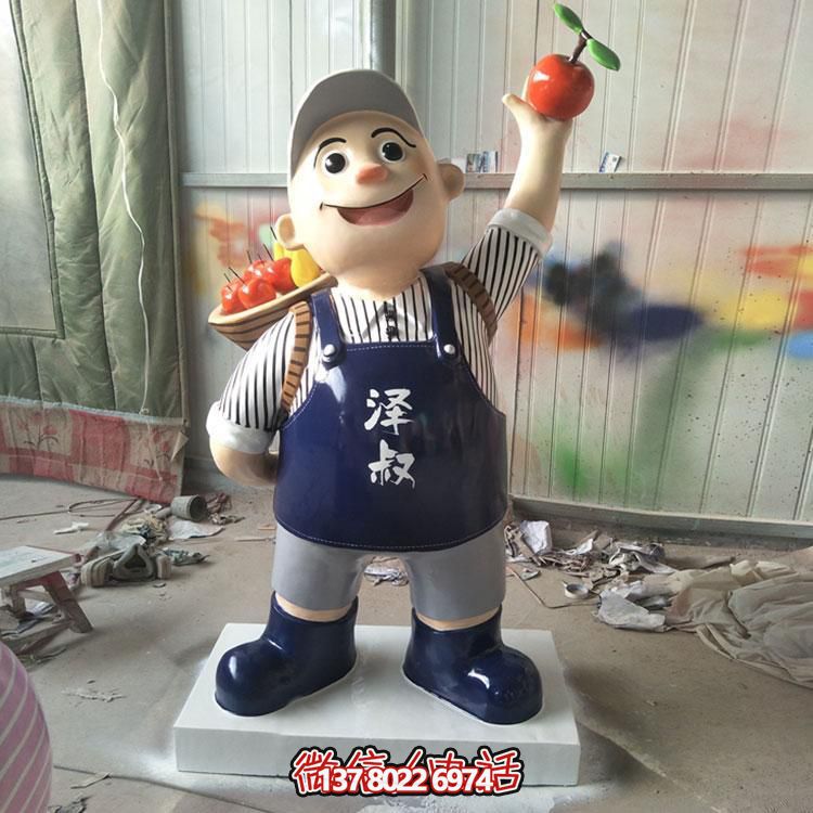 玻璃鋼彩繪擺件，點綴飯店酒店戶外廣場公園雕塑