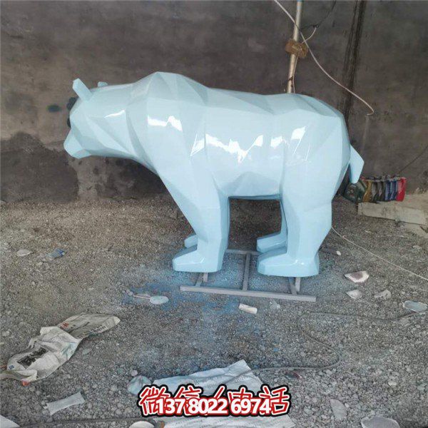 玻璃鋼幾何雕塑，裝飾動(dòng)物園園林和戶外空間